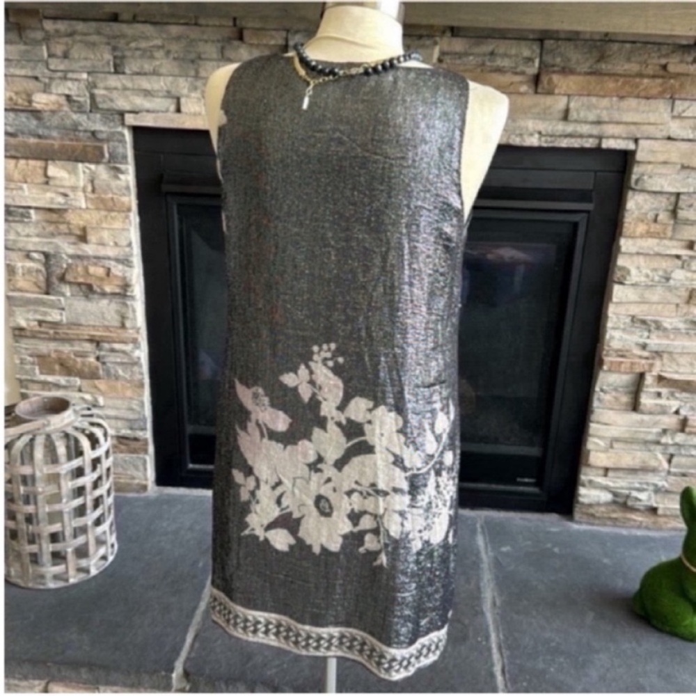 Hale Bob Black and White Floral Mini Dress - Picture 5 of 12